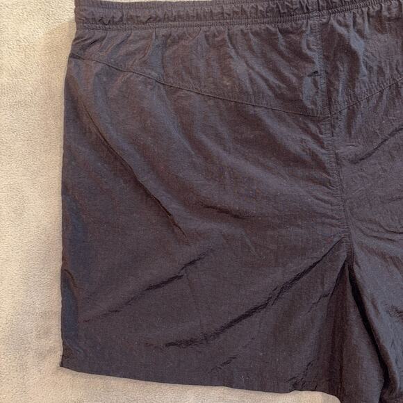Vintage Speedo Boardshorts Men's X Large Black Nylon Classic Lined Swim Trunks - Picture 11 of 13